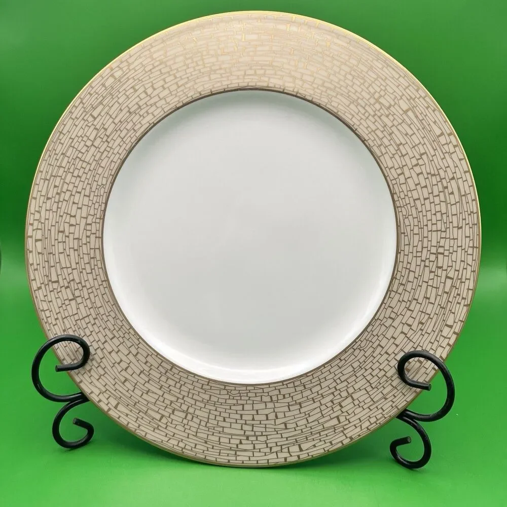 Lenox Kate Spade June Lane  Collection Accent Plate Platinum  Replacement 9”